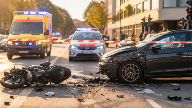 Motorradfahrer in Aarau bei Rotlichtmissachtung schwer verletzt