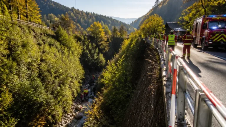 Motorradfahrer stürzt bei Rüschegg Heubach mehrere Meter in Bachbett – Rega fliegt Verletzten ins Spital