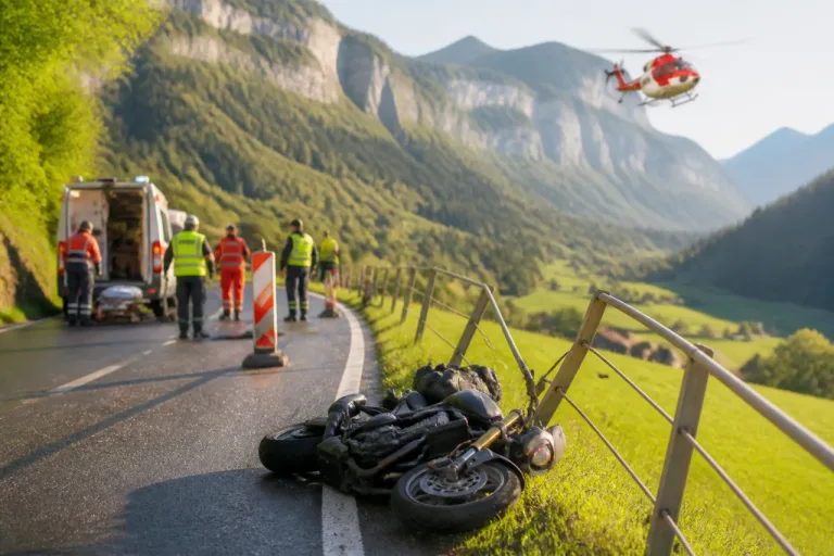 Motorradlenker bei Engi verunfallt – Rega fliegt 59‑Jährigen ins Spital