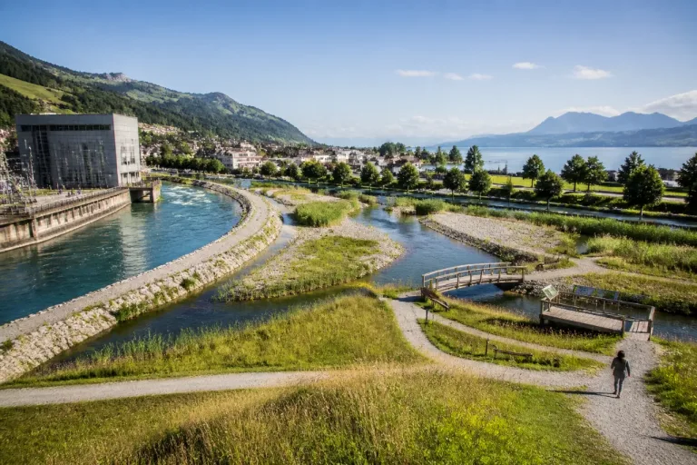Muota bei Kraftwerk Brunnen: Renaturierung und Besucherlenkung sollen Natur und Erholung ausbalancieren