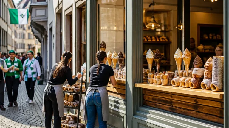 Mutter und Tochter eröffnen Trdelník-Boutique in St.Galler Altstadt