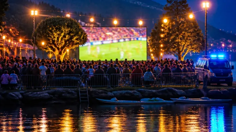 Nächtliches Mitfiebern: Tausende verfolgen Schweiz-Spiel auch am Lido Luzern