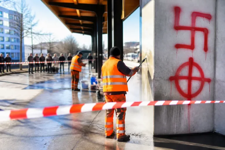 Nazi-Schmierereien am Bahnhof Belp: Polizei fasst mutmasslichen Täter