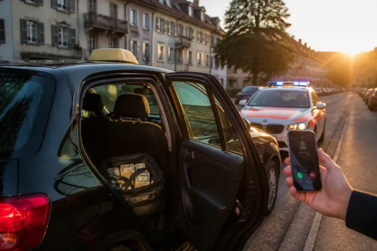 Neue «Taxi‑Scam»-Betrugsserie erschüttert St. Gallen: Polizei warnt