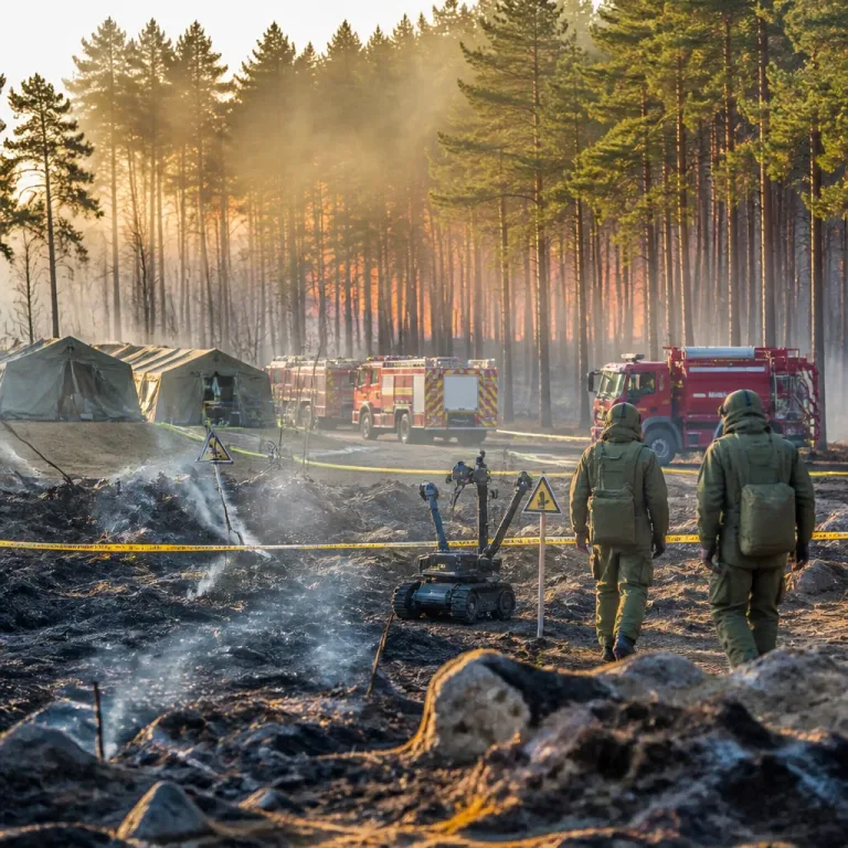 Feuer im Müritz-Nationalpark: Brand auf rund 155'000 m² – Munition im Einsatzgebiet