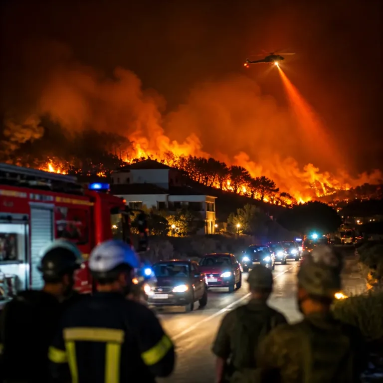 Waldbrände in Andalusien: Mehr als 1'400 Menschen evakuiert, Einsatzkräfte kämpfen gegen Flammen