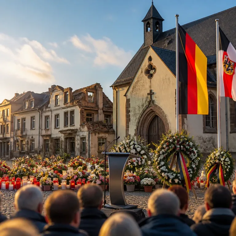 «Keinen allein lassen»: Gedenken im Ahrtal markiert fünf Jahre seit der Katastrophe
