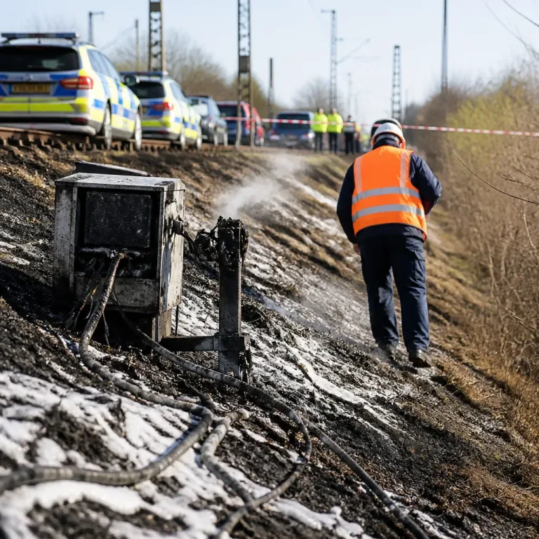 Böschungsbrand lähmt wichtige Strecke NRW — Staatschutz ermittelt nach möglicher Sabotage