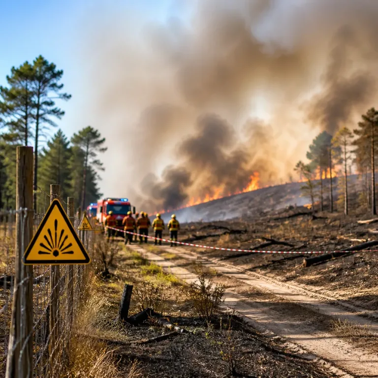 Waldbrand bei Jüterbog: Feuer auf ehemaligem Truppenubungsplatz breitet sich auf 2,4 Hektar aus
