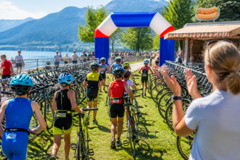 Pho3nix Kids Triathlon in Sarnen: Sportanlass für Kinder am Seefeld Park
