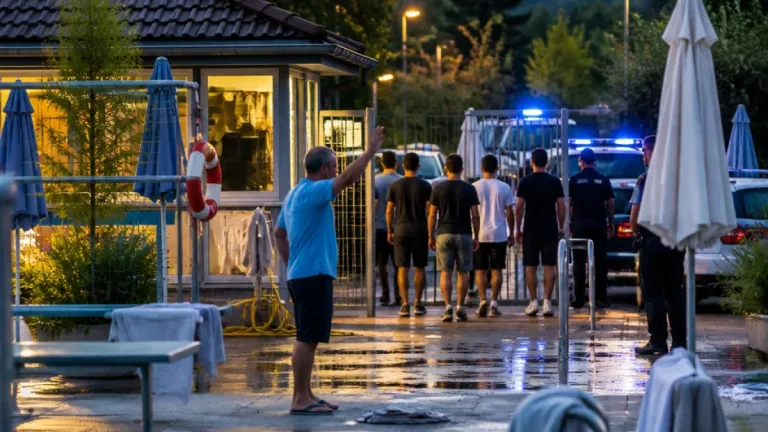 Polizeieinsatz in Freibad bei Cham: Lautstarke Gruppe sorgt für Hausverbot