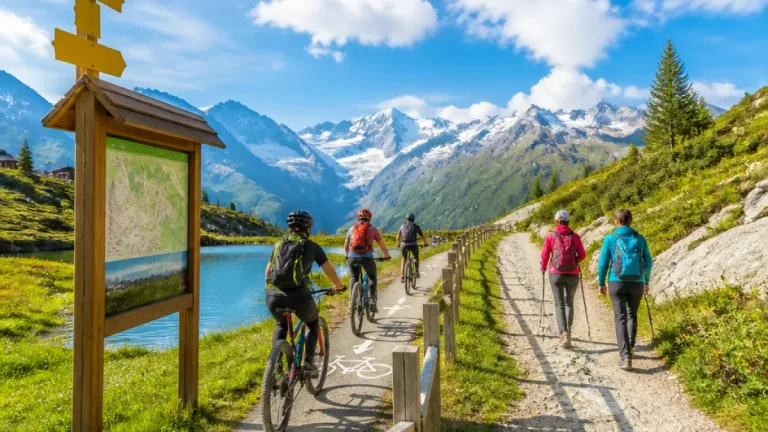 Riederalp eröffnet 4,2 km Blausee-Veloweg – Entflechtung von Wanderern und Bikern im Fokus