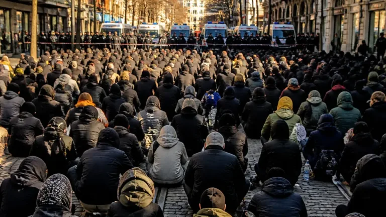 Rund 1000 Menschen kauern in Bahnhofstrasse: Pro-Palästina-Demonstration verläuft friedlich