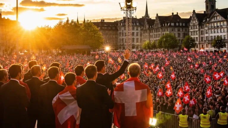 Rund 4'000 Fans empfangen die Nati am Turbinenplatz – kurzer, emotionaler Auftritt