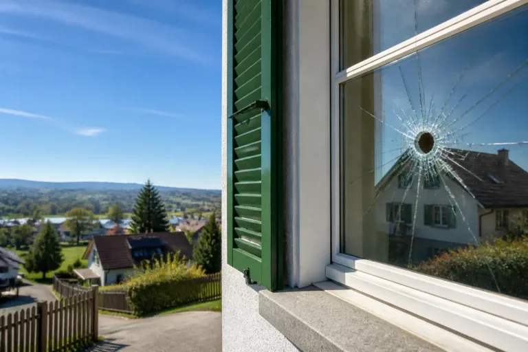 Schuss auf Krähe verfehlt – Projektil durchschlägt Fensterscheibe in Schachen bei Reute
