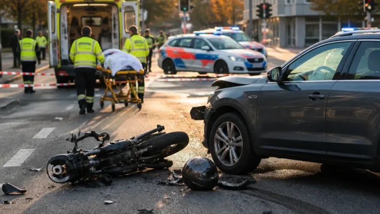 Schwere Kollision in Aarau: Motorradfahrer nach Unfall hospitalisiert