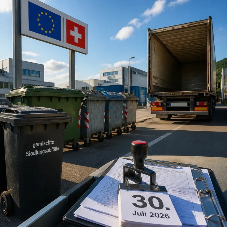 EU ändert Verbot: Exporte gemischter Siedlungsabfälle in die Schweiz wieder möglich