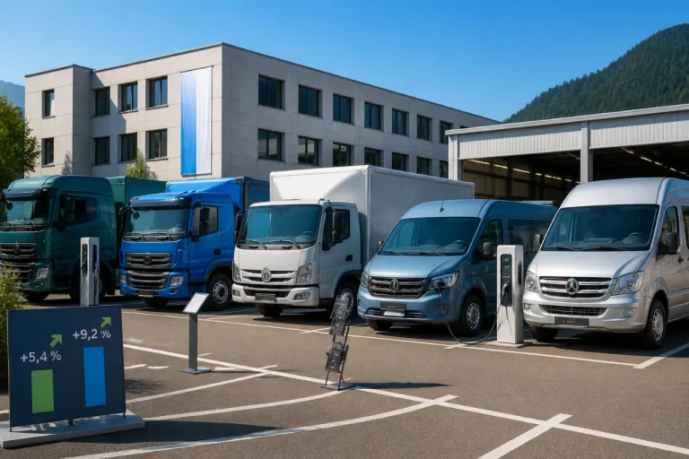 Mehr Nutzfahrzeuge 2026: Schweizer Markt zieht an, schwere Fahrzeuge wachsen am stärksten
