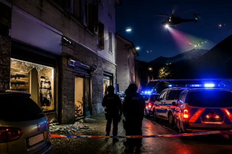 Sitten: Sieben Festnahmen nach Einbruch in Waffengeschäft – Grosse Fahndung erfolgreich