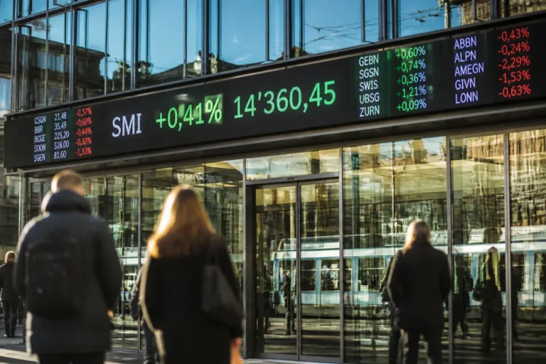 SMI legt zu: Leitindex schliesst in Zürich mit plus 0,41 Prozent