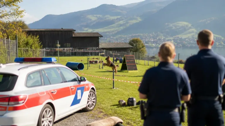 So bereiten sich die Diensthunde der Kantonspolizei Schwyz auf Einsätze vor