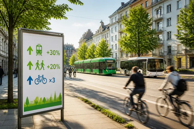 So will St. Gallen den Verkehr steuern: Mobilitätskonzept 2050 skizziert Weg in die Zukunft