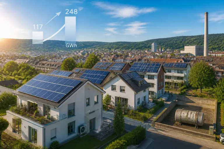 Solarstrom im Baselbiet mehr als verdoppelt – fossile Heizungen weichen in grossem Stil