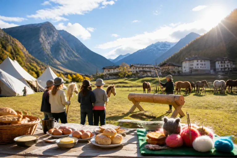 Sommerlager der Freizeitdienste Kriens in Samedan: Programm und Eindrücke für Familien
