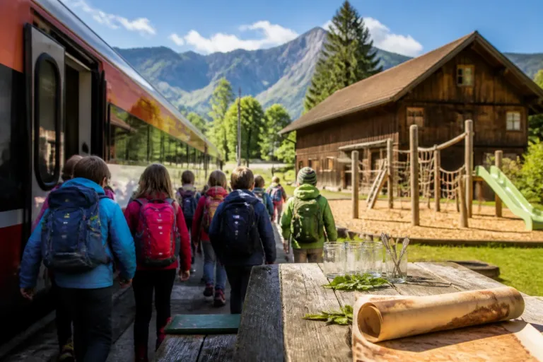 Sommerlager der Stadt Kriens in Scuol: Programm und Eindrücke aus den ersten Tagen
