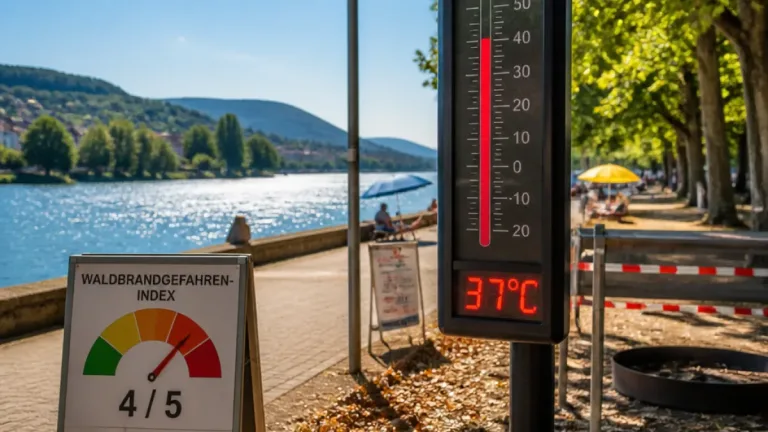 Sommerliche Hitze und erhöhte Waldbrandgefahr treffen auch Baden