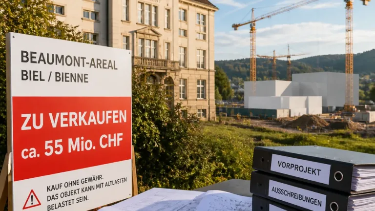 Spitalzentrum Biel plant 2032-Umzug nach Brügg – Direktor warnt vor Auflagen beim Verkauf des Beaumont-Areals