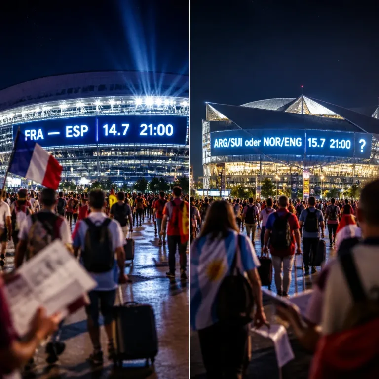 Halbfinals der WM 2026: Frankreich–Spanien und mögliches Argentinien–Schweiz-Duell terminiert