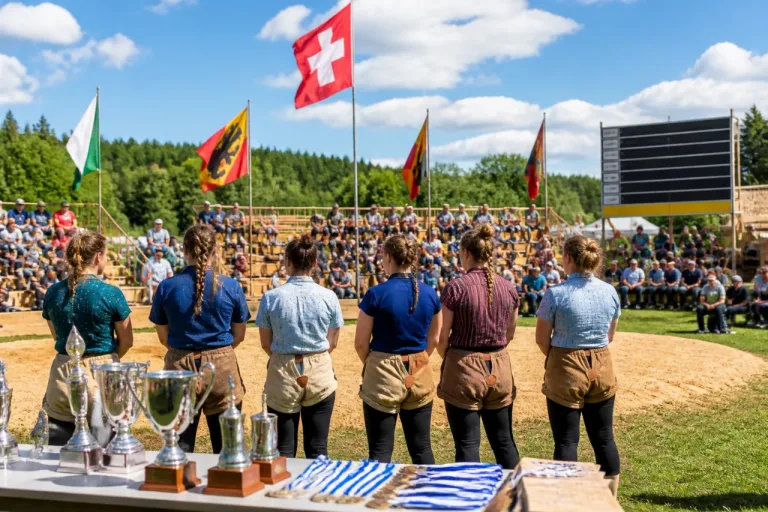 Starke Auftritte der Entlebucherinnen am Frauen- und Meitlischwingfest in Gingins