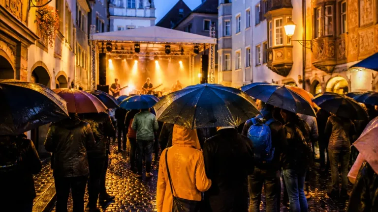 Street Music Nights feiern Jubiläum: Musik trotz Regen in der Schaffhauser Altstadt