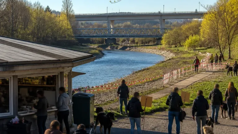 Streit um Allmend: Stadt plant Hundeverbot am rechten Sihlufer — Hundebesitzer protestieren