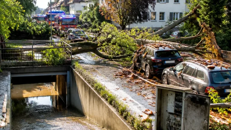 Sturmfront hinterlässt im Kanton Schaffhausen grosse Schäden – Polizei verzeichnet rund 90 Notrufe