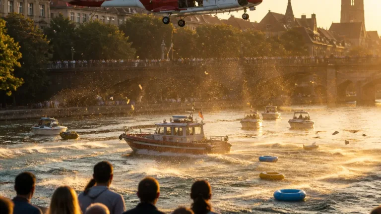 Suchaktion auf der Aare: Vermisste Person gefunden – Einsatz mit Rega und Wasserrettung beendet