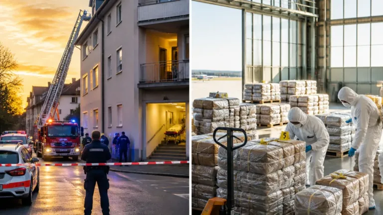 Suiziddrohung in Winterthur und 900 kg Drogen am Flughafen: Polizei-Einsätze im Kanton Zürich