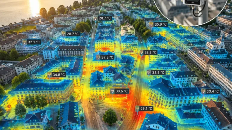 Thermal‑Mapping in Zug zeigt: Hitze ist lokal stark unterschiedlich und Realität