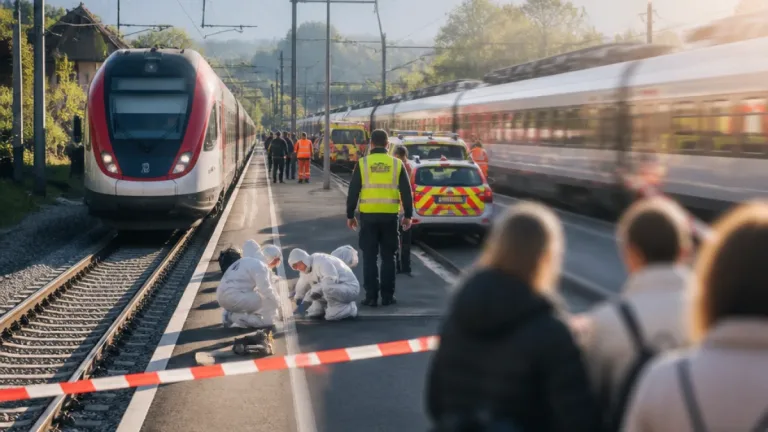 Tödlicher Unfall am Bahnhof Leuk: Person von durchfahrendem Zug erfasst