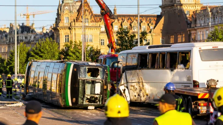 Tramlinie 11 entgleist nach Kollision mit Reisebus am Messeplatz – Verkehr stundenlang lahmgelegt