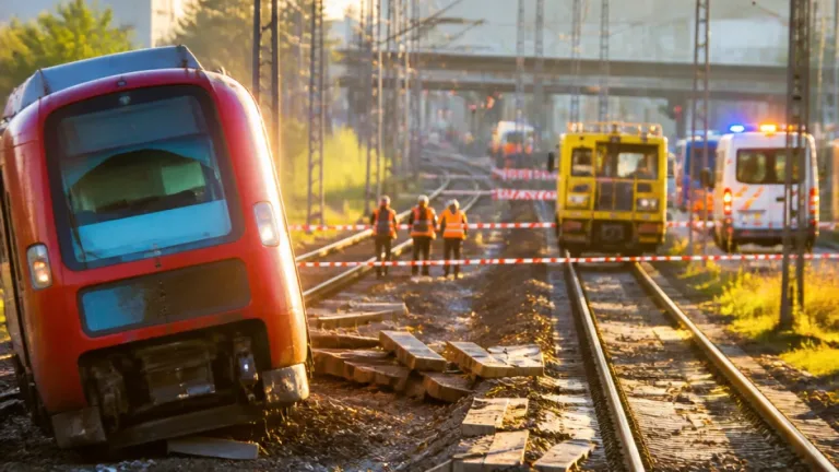 Triebkopf entgleist südlich des Freiburger Bahnhofs – Rheintalstrecke gesperrt