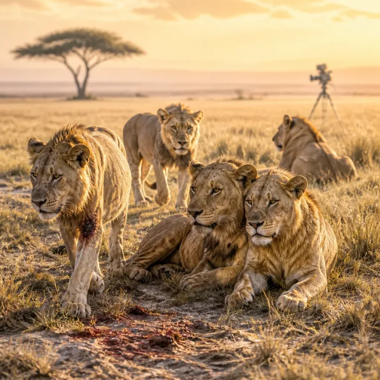 Fünf Jahre im Blick: Wie fünf Löwenbrüder in der Serengeti ums Überleben rangen