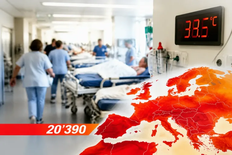 Juni-Hitzewelle: Modell rechnet in Europa mit rund 20'390 hitzebedingten Todesfällen