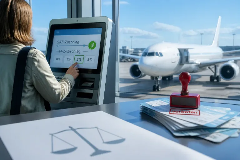 Gericht stoppt Lufthansa‑Werbespruch zu CO2‑Reduktion durch SAF bei Buchung