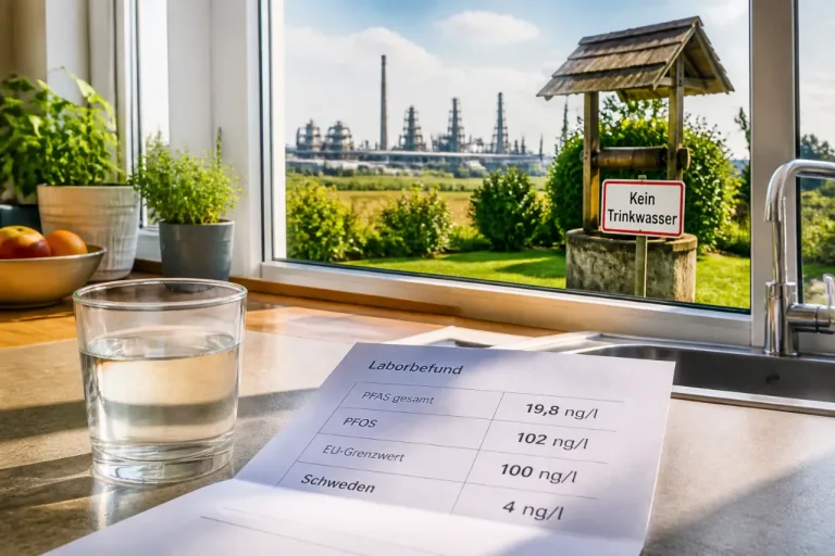 PFAS-Spuren im Leitungswasser von Mannswörth – EU-Grenzwert unterschritten, Experten warnen