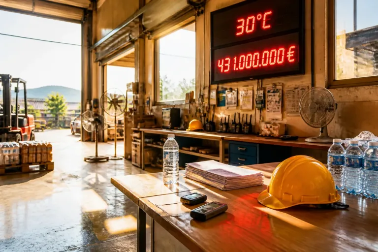 Hitzetage kosten die Wirtschaft Hunderte Millionen – Arbeitsschutz als Teil der Klimapolitik