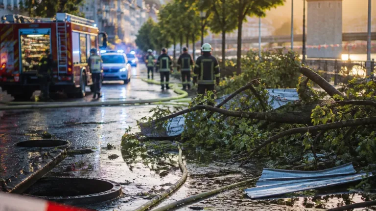 Unwetter in Luzern: Aufräumarbeiten nach Gewitter mit über 60 Notrufen
