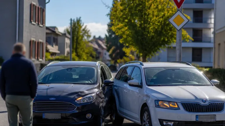 Vorfahrtsmissachtung in Cham: Zwei Autos kollidieren – kein Personenschaden
