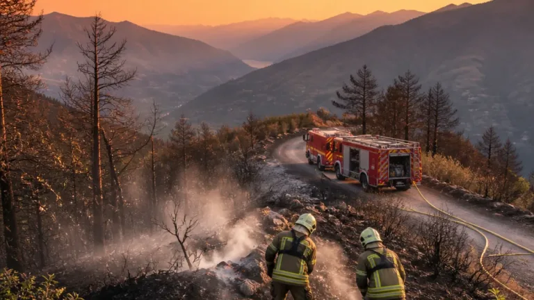 Waldbrand am Madone (Gordevio) rasch eingedämmt – nur noch wenige Brandnester